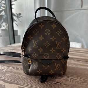 SOLD Brown Monogram Mini Backpack Gold Hardware Adjustable Straps